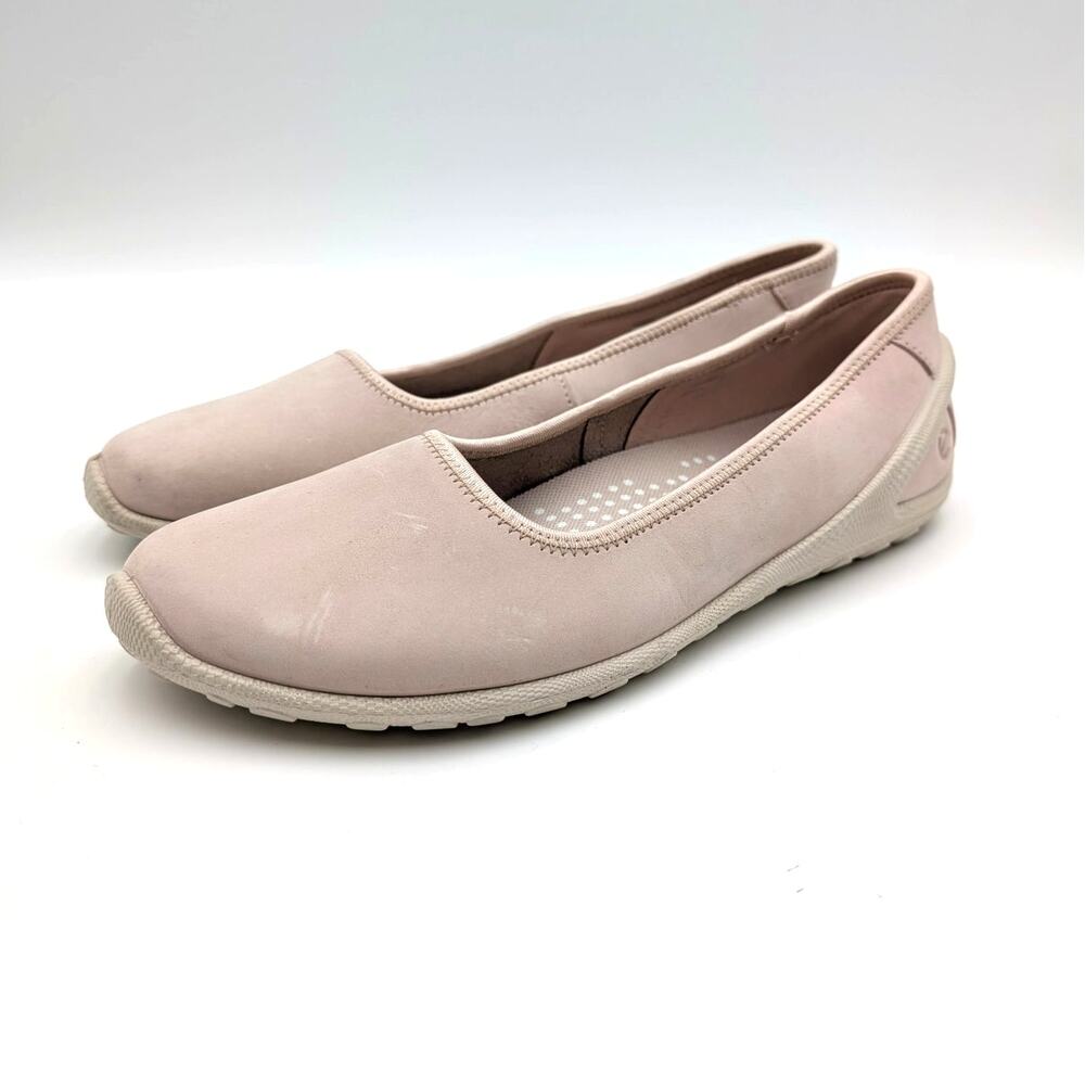 Ecco Biom Lite Ballerina Flat Shoes Women's Rose Polvo Size US10-10.5 EU41